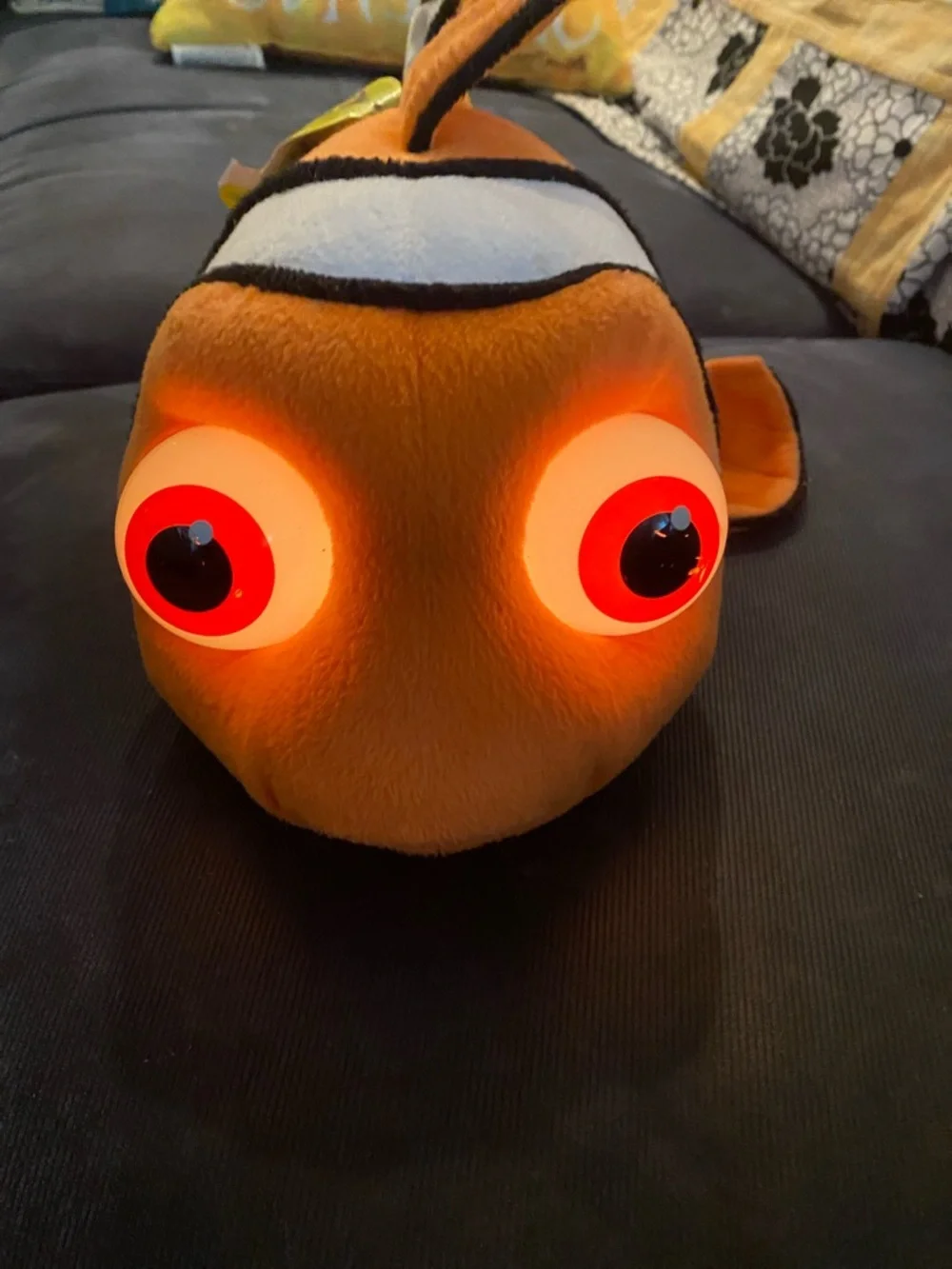Disney NEMO Orange & White Clownfish Plush